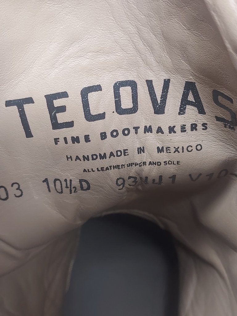 Tecovas Mens Wyatt Pecan Ostrich Cowboy Boot — image 4 of 8